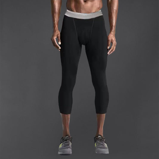 Pantalon de Compression 3/4 – Noir Dri-Fit